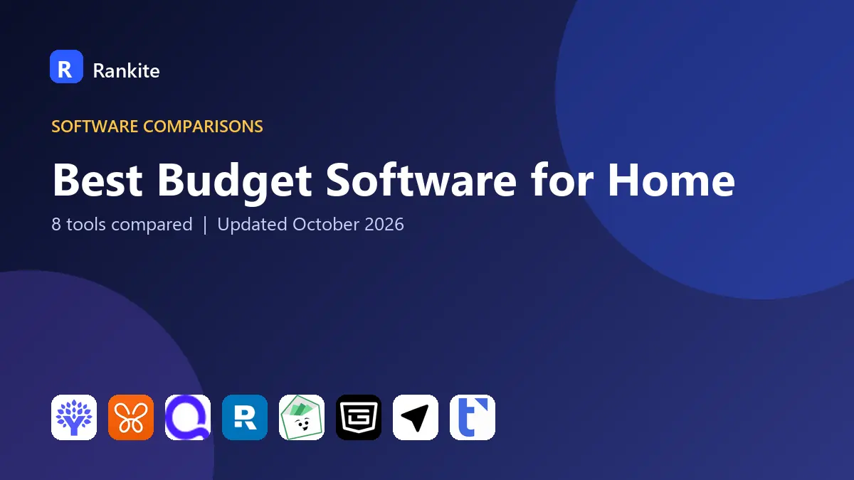 Best Budget Software for Home in 2026: 8 Tools Compared