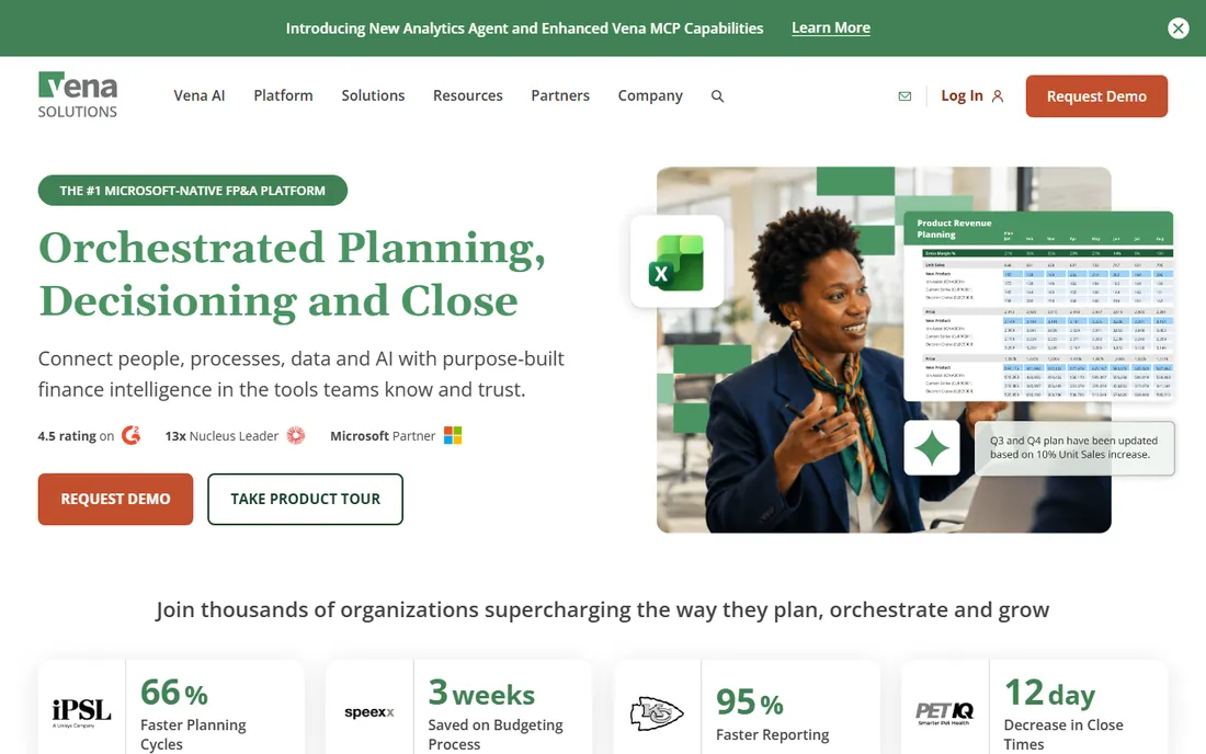 Vena homepage