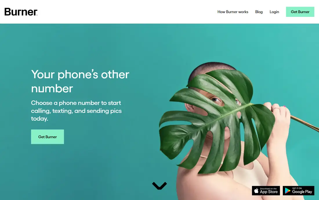 Burner homepage