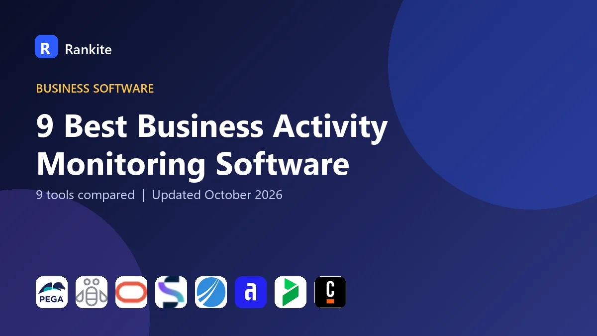 9 Best Business Activity Monitoring Software in 2026: 9 Tools Compared