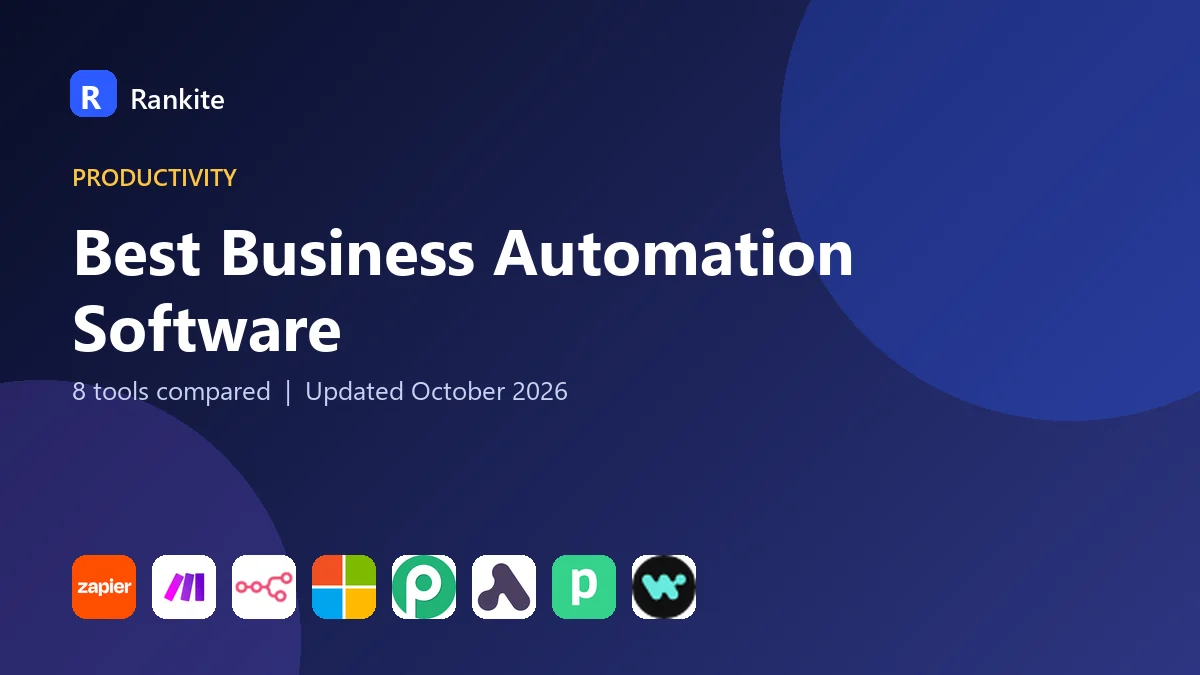 Best Business Automation Software in 2026: 8 Tools Compared