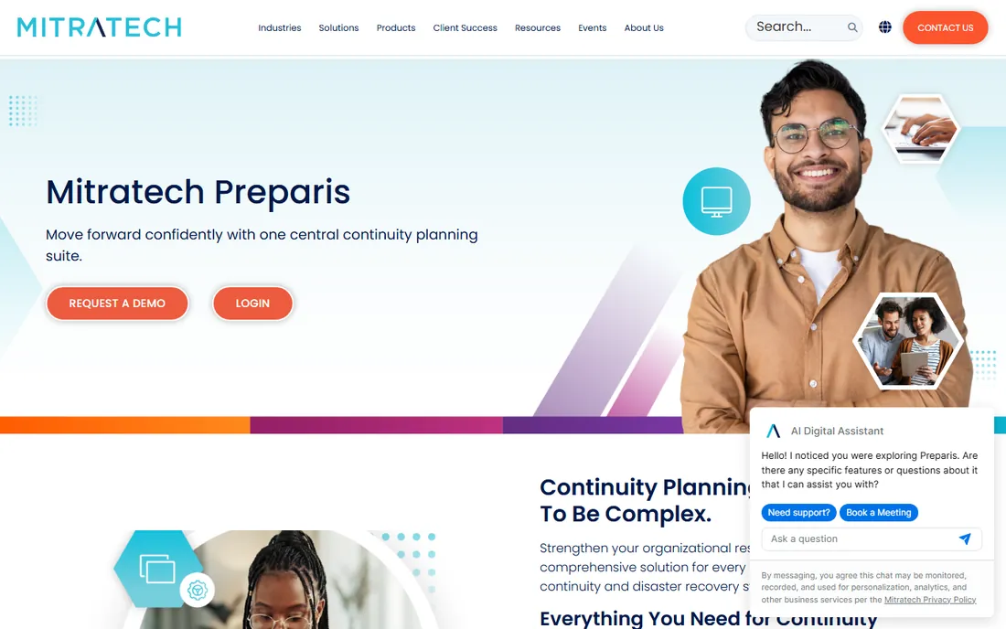 Preparis homepage