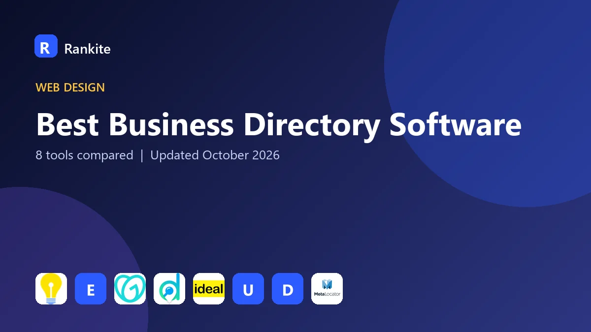 Best Business Directory Software in 2026: 8 Tools Compared