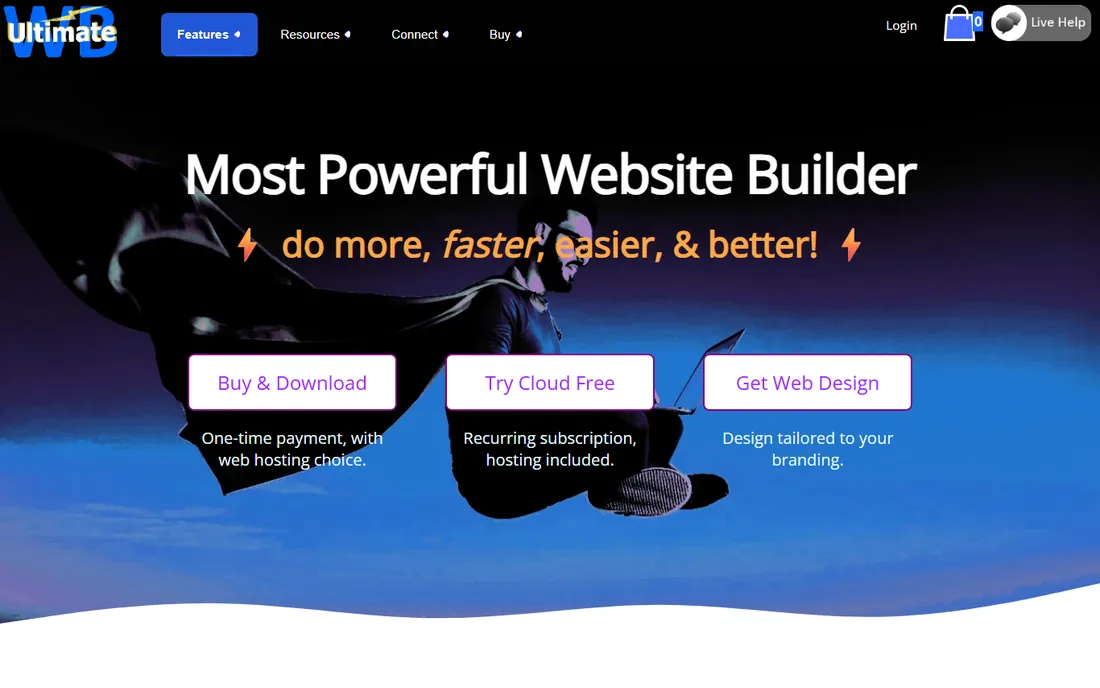 UltimateWB homepage