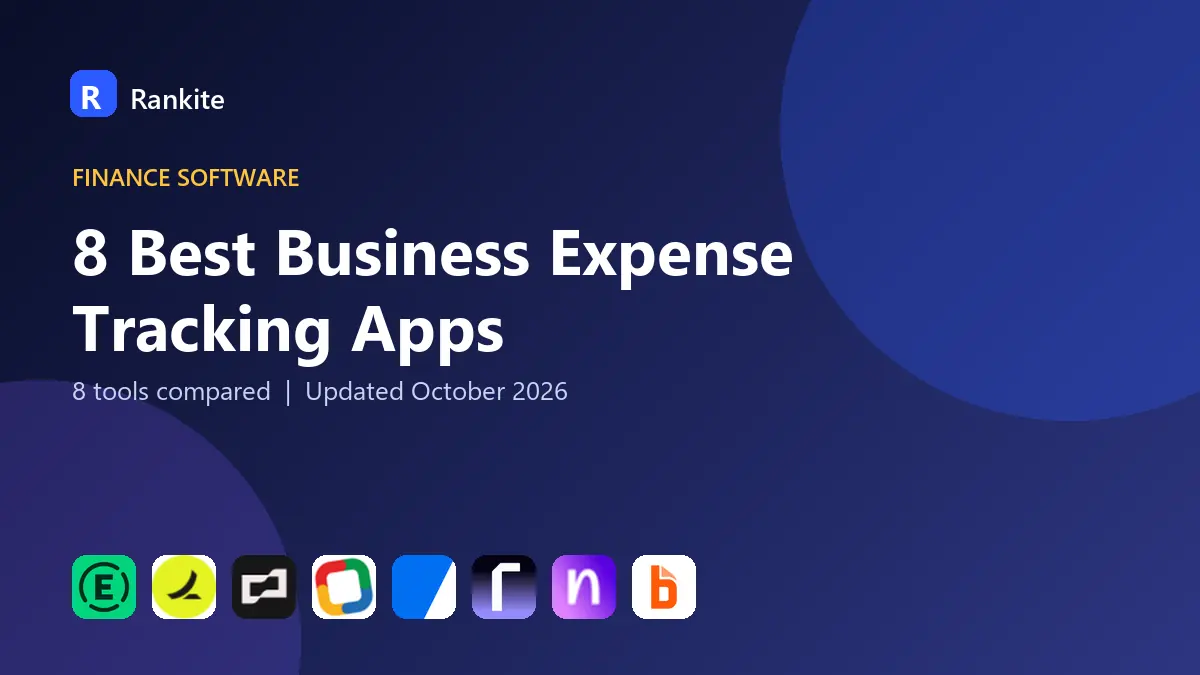 8 Best Business Expense Tracking Apps in 2026