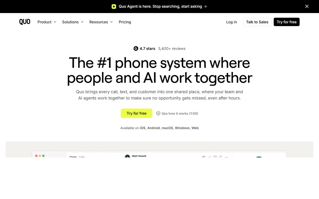 OpenPhone homepage