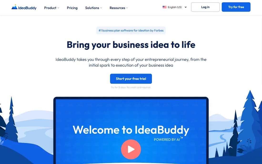 IdeaBuddy homepage