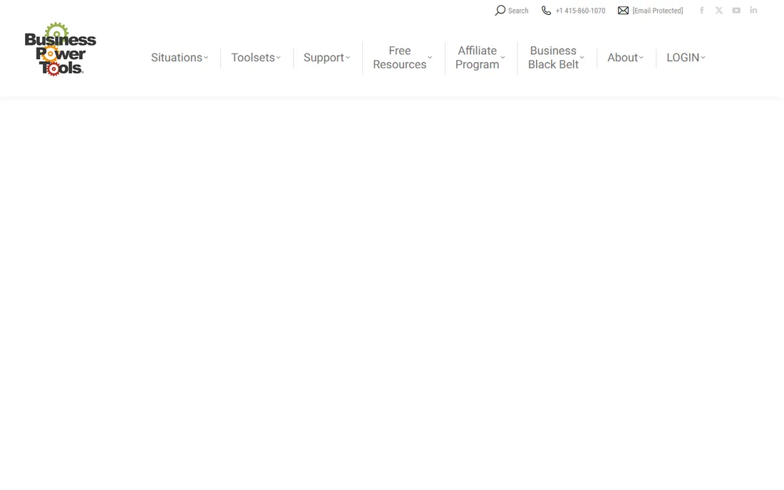 BizPlanBuilder homepage