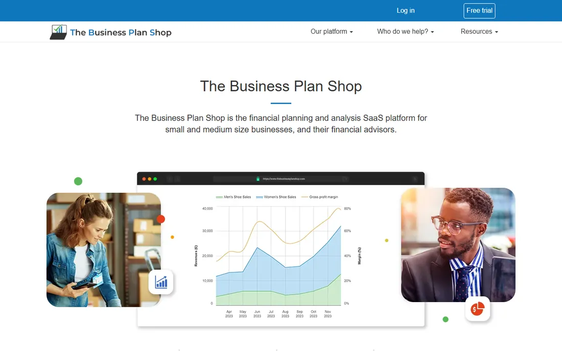 The Business Plan Shop homepage