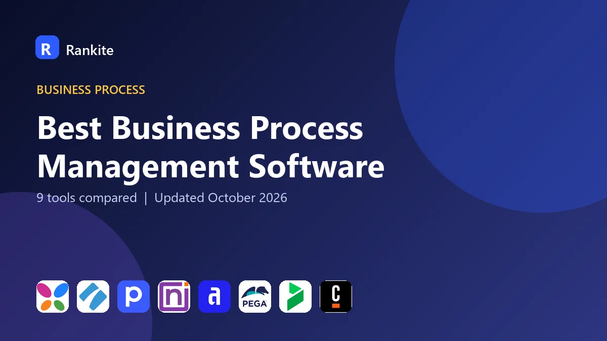 Best Business Process Management Software in 2026: 9 Tools Compared