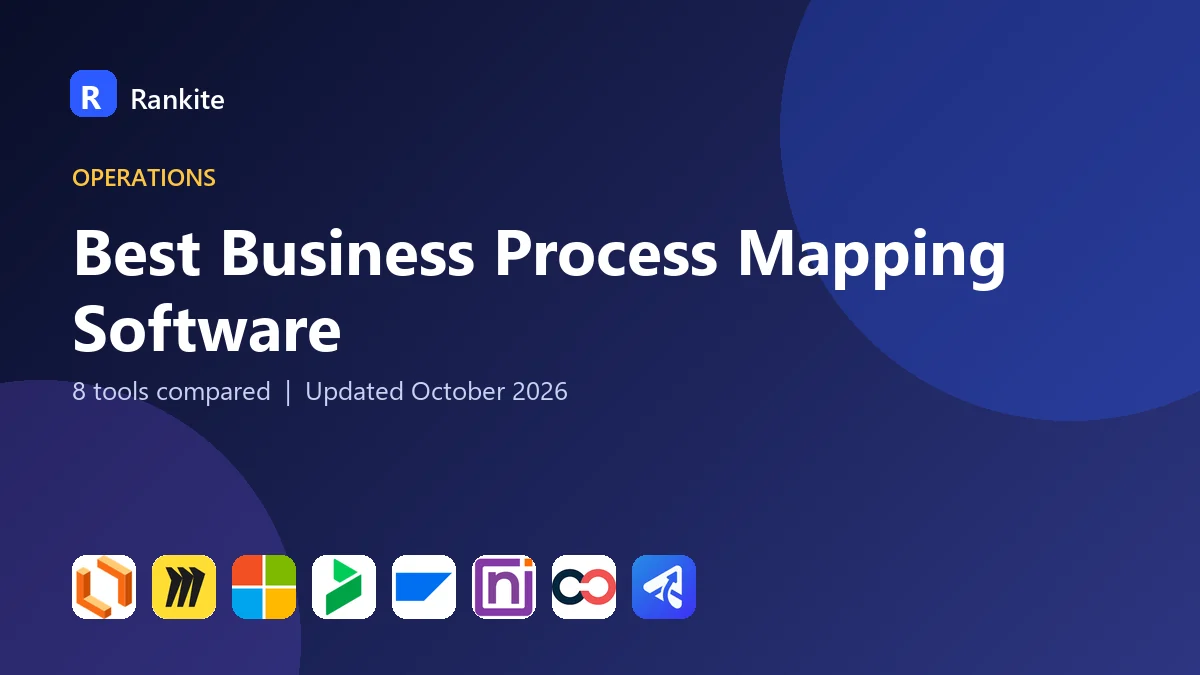 Best Business Process Mapping Software in 2026: 8 Tools Compared