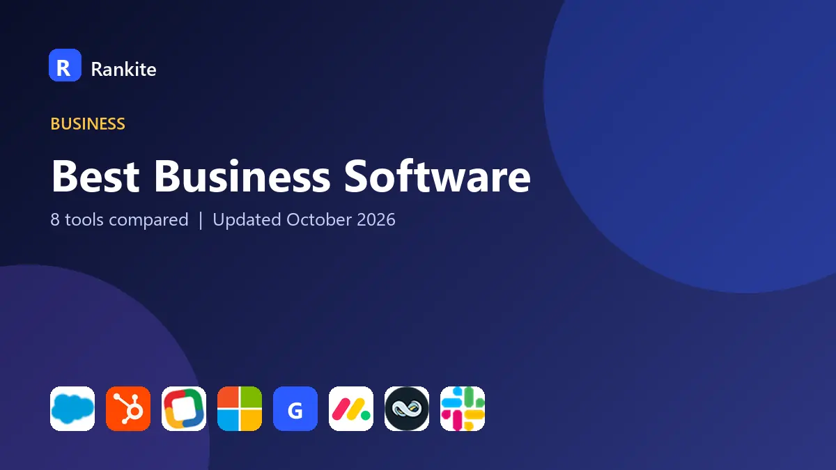 Best Business Software in 2026: 8 Tools Compared