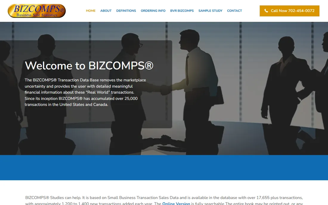 BizComps homepage