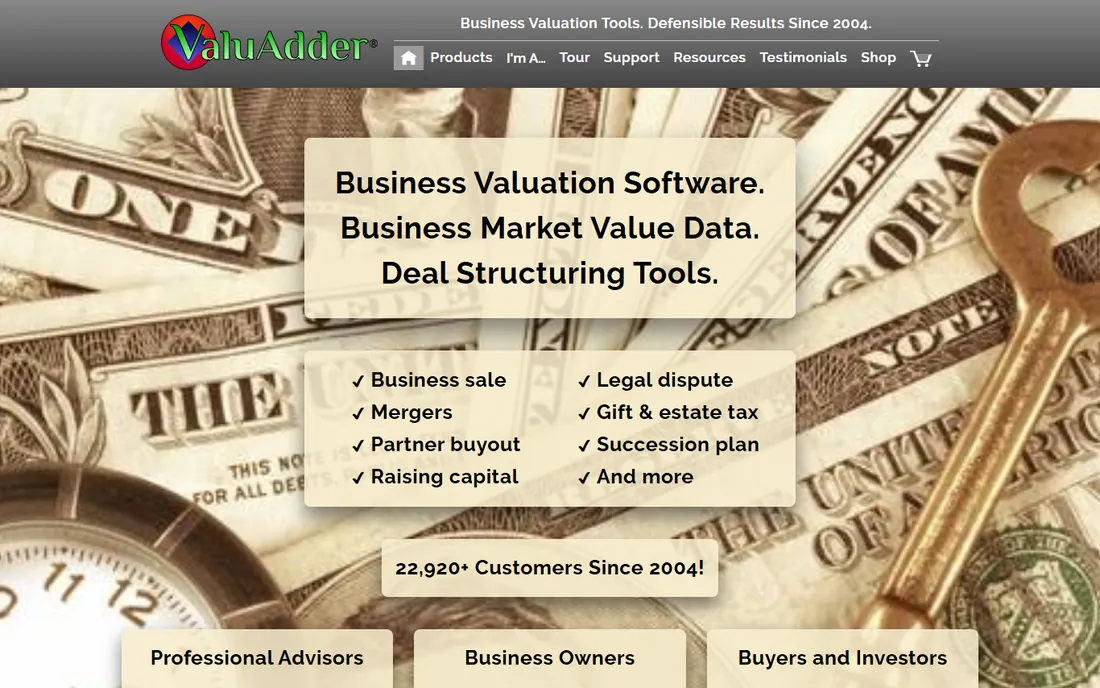 ValuAdder homepage