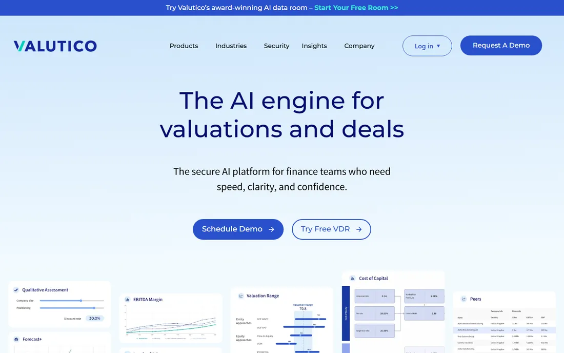 Valutico homepage