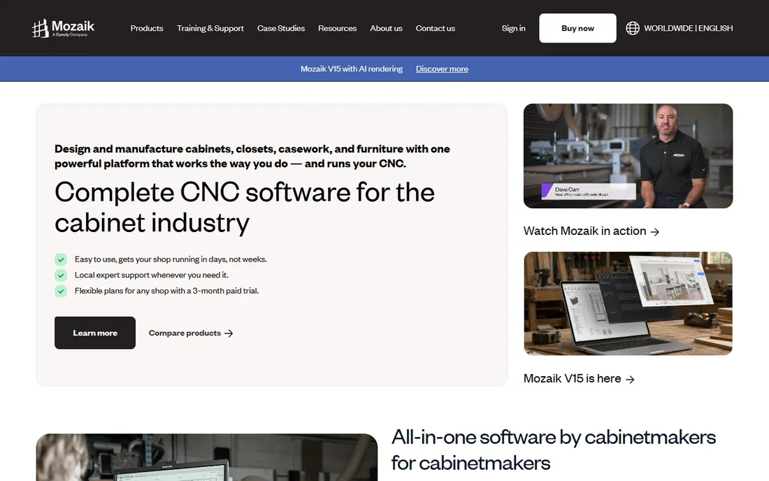 Mozaik homepage