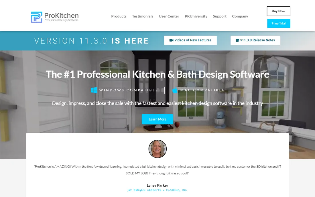 ProKitchen homepage