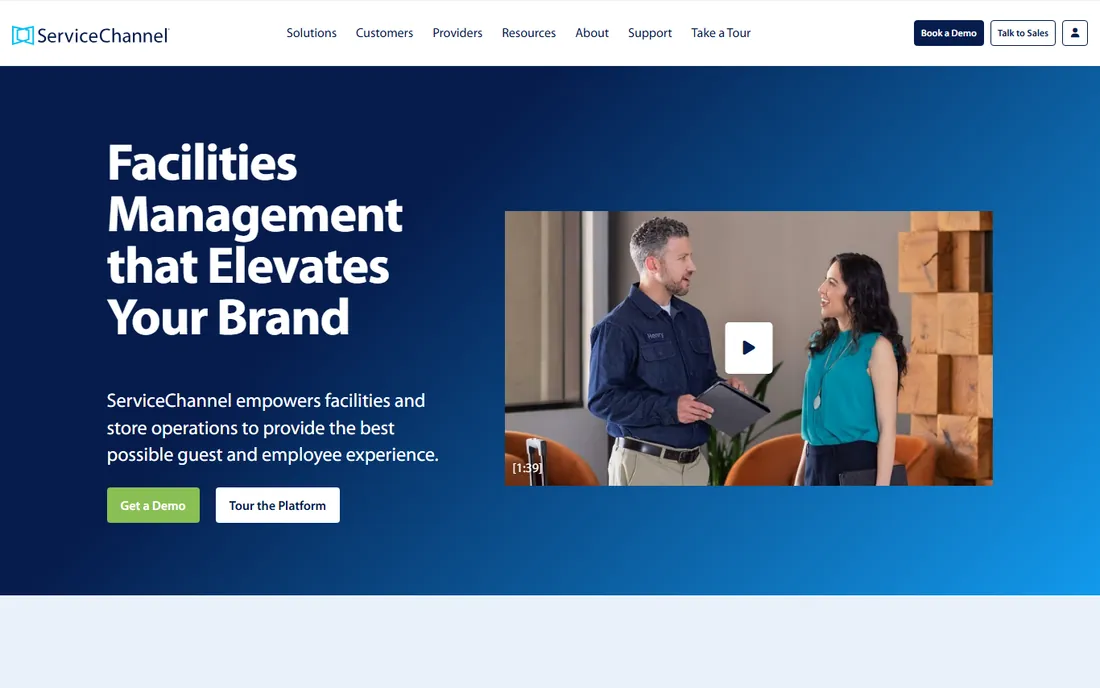 ServiceChannel homepage