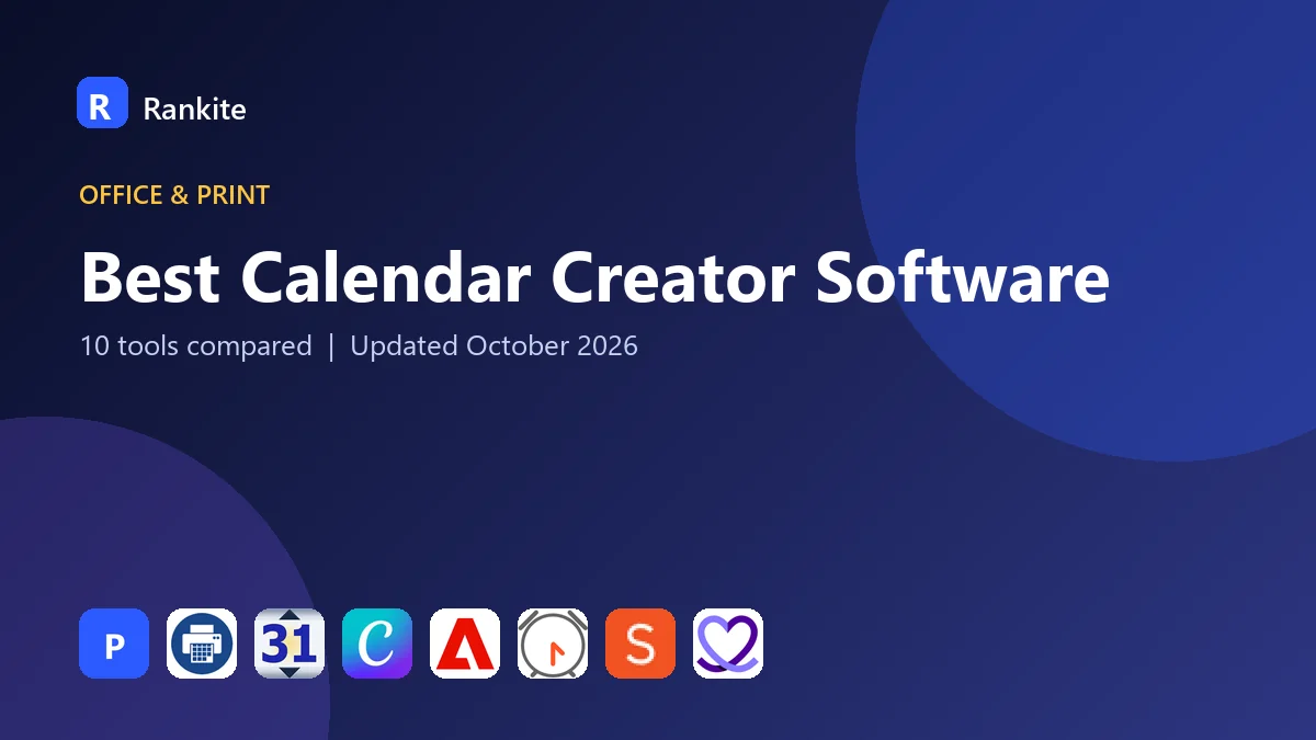 Best Calendar Creator Software in 2026: 10 Tools Compared