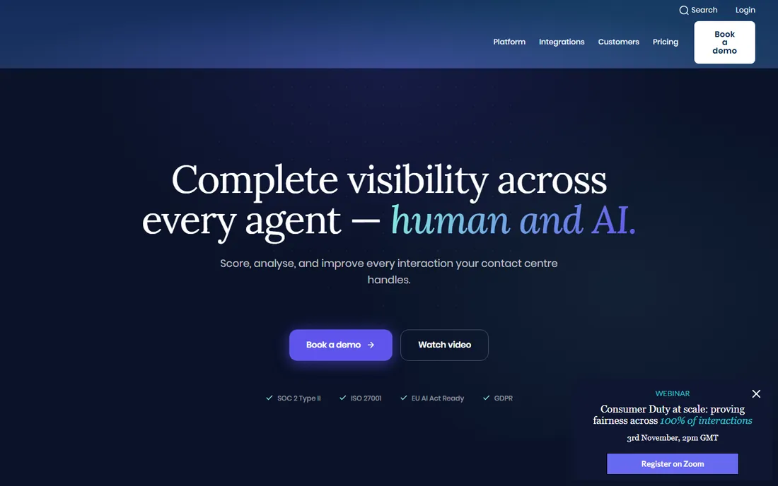 EvaluAgent homepage
