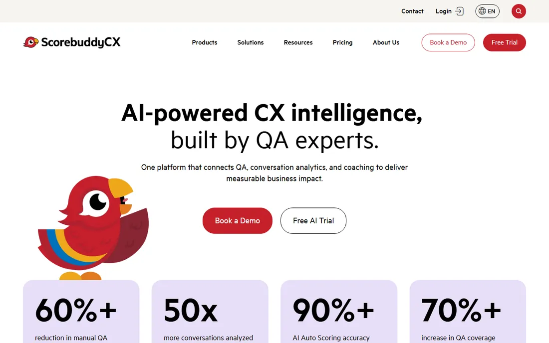 ScorebuddyCX homepage