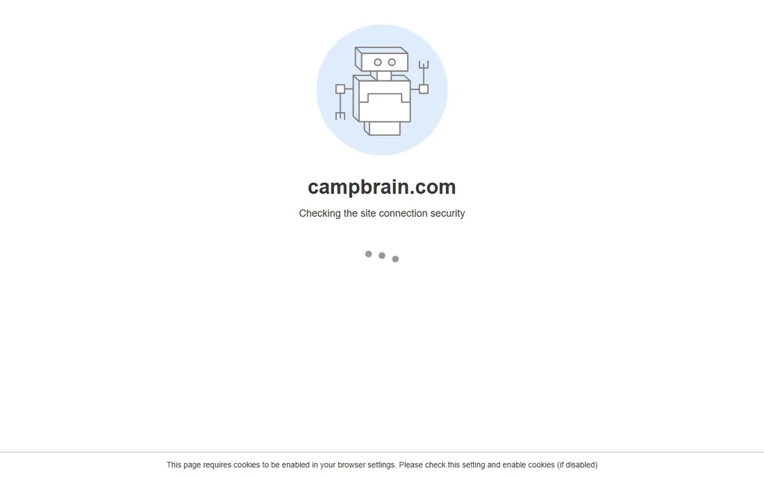 CampBrain homepage