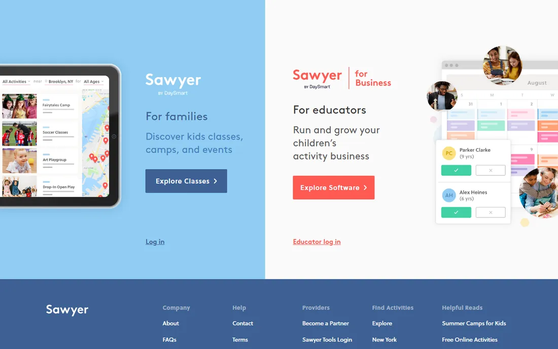 Sawyer homepage