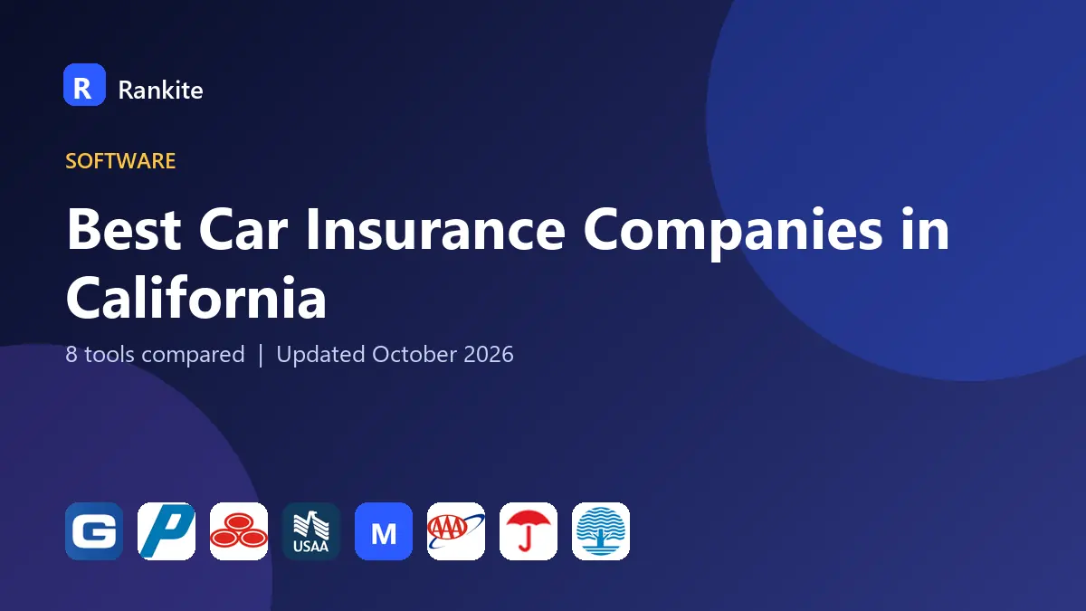 Best Car Insurance Companies in California in 2026: 8 Companies Compared