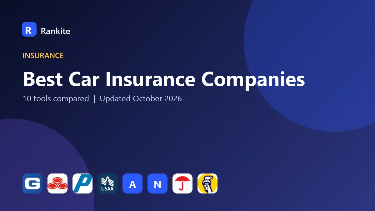 Best Car Insurance Companies in 2026: 10 Companies Compared