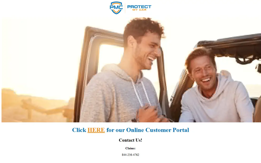 Protect My Car homepage