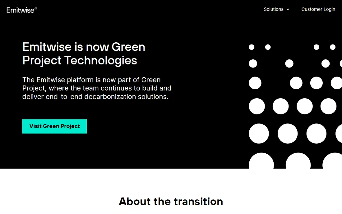 Emitwise homepage