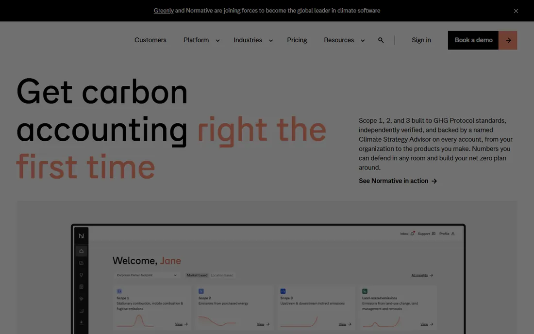 Normative homepage