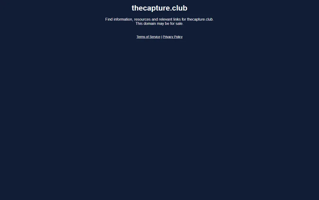 Capture homepage