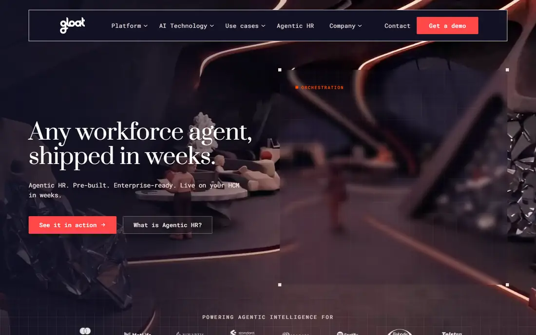 Gloat homepage