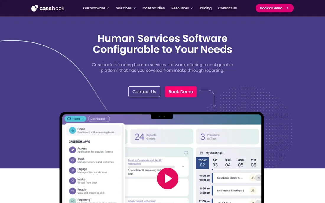 Casebook homepage