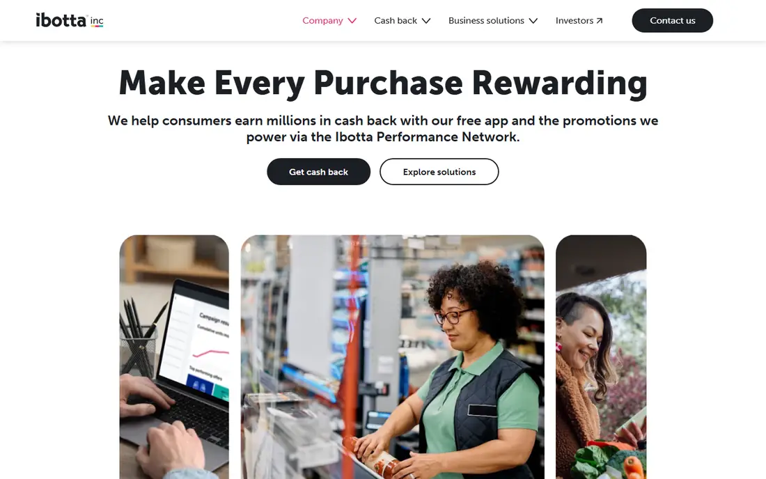 Ibotta homepage