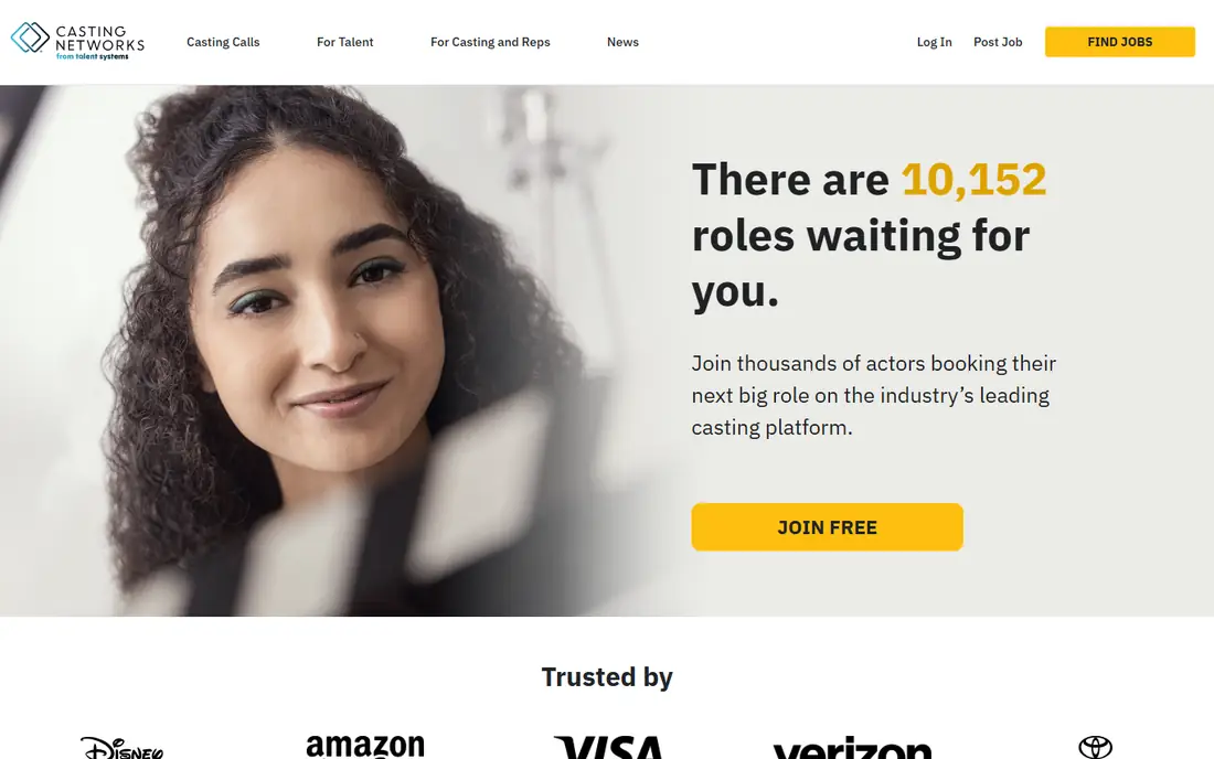 Casting Networks homepage