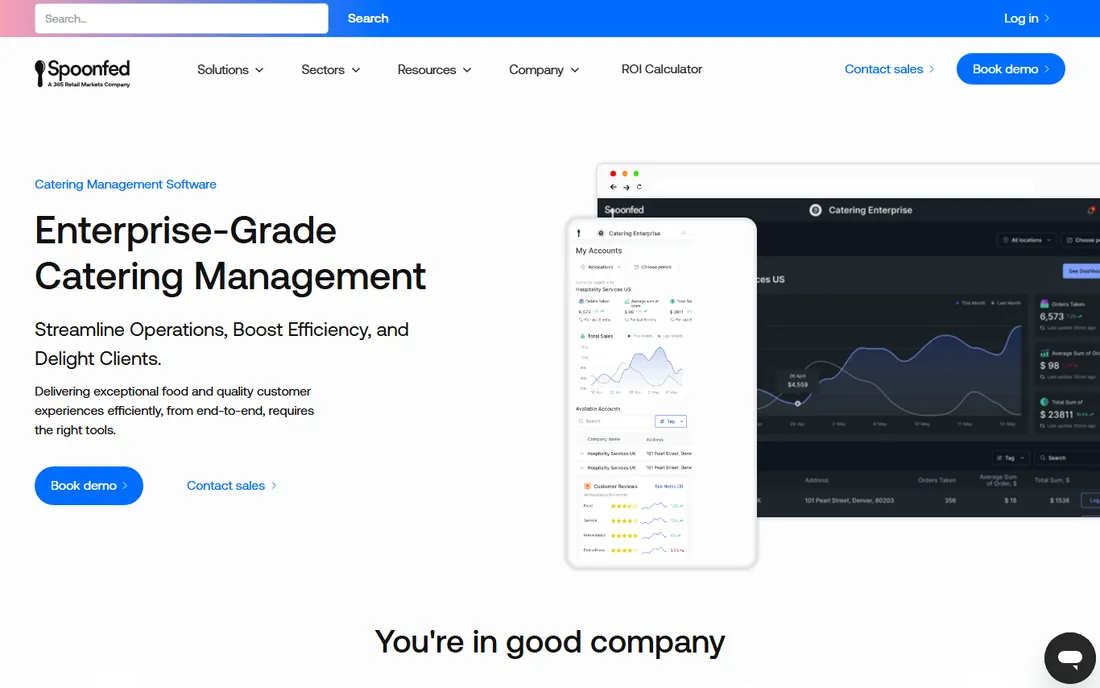Spoonfed homepage