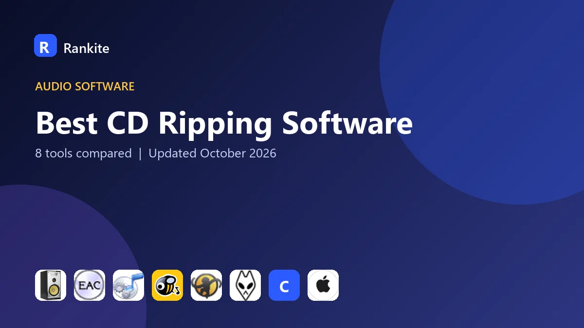 Best CD Ripping Software in 2026: 8 Tools Compared