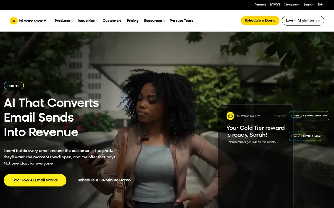 Bloomreach homepage