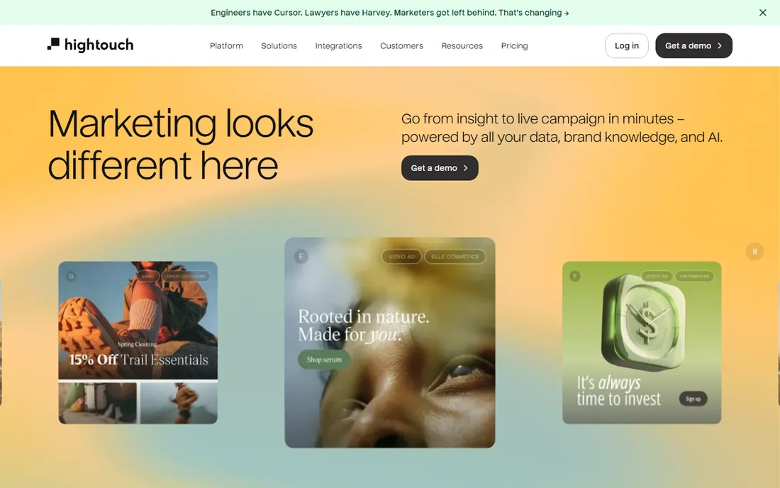 Hightouch homepage