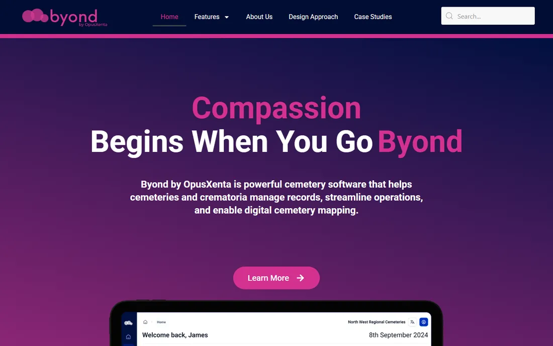 Byond by OpusXenta homepage