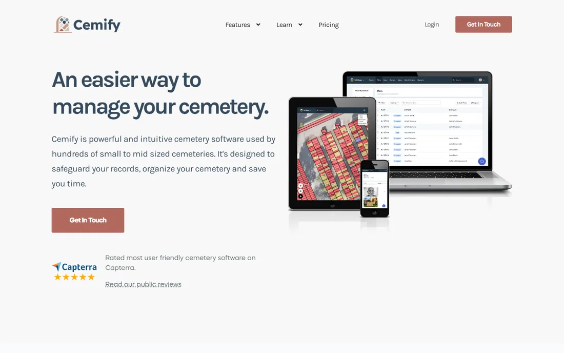 Cemify homepage