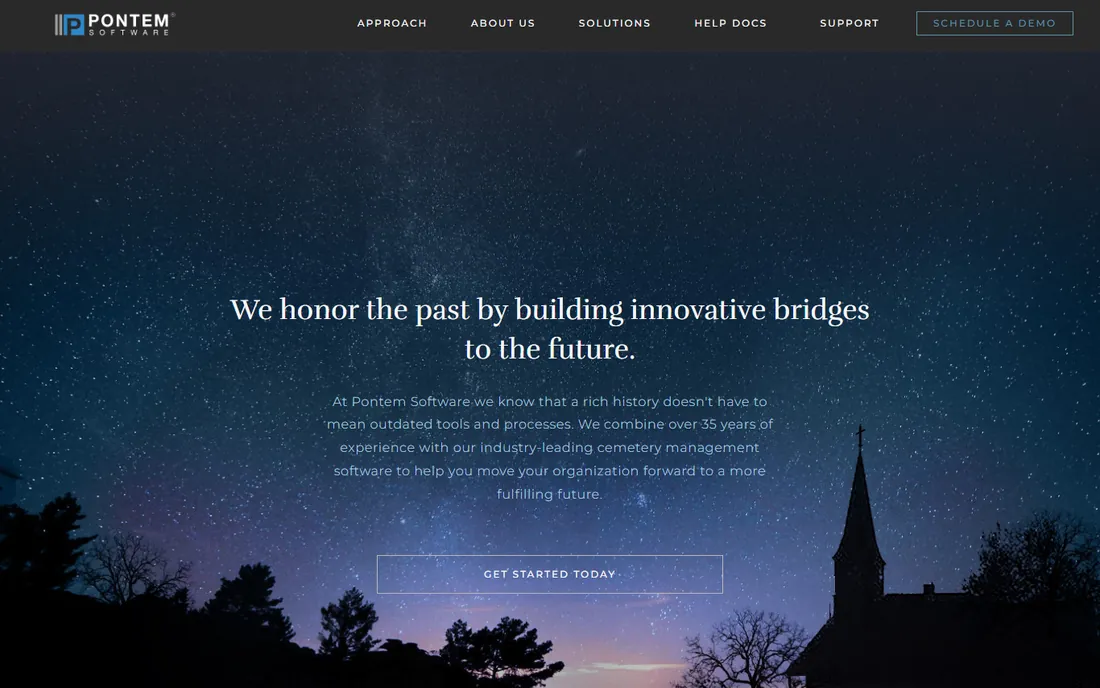 Pontem Software homepage