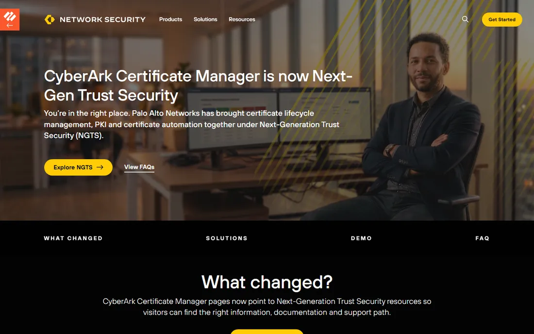 Venafi homepage