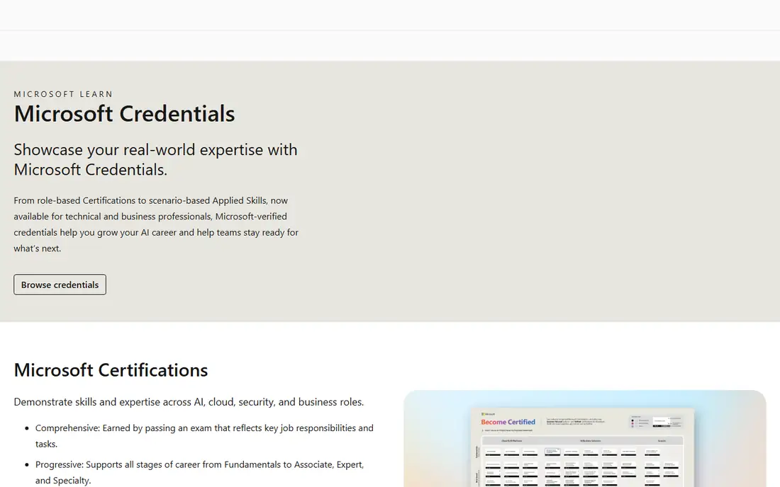 Microsoft Azure Solutions Architect Expert homepage