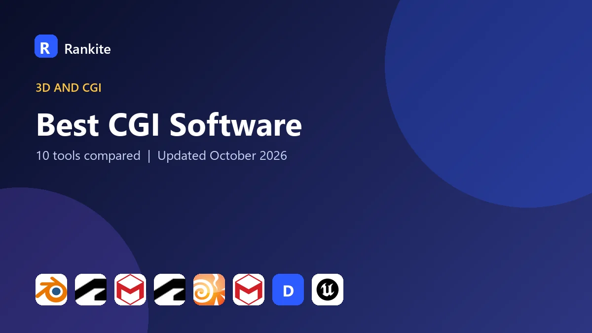 Best CGI Software in 2026: 10 Tools Compared