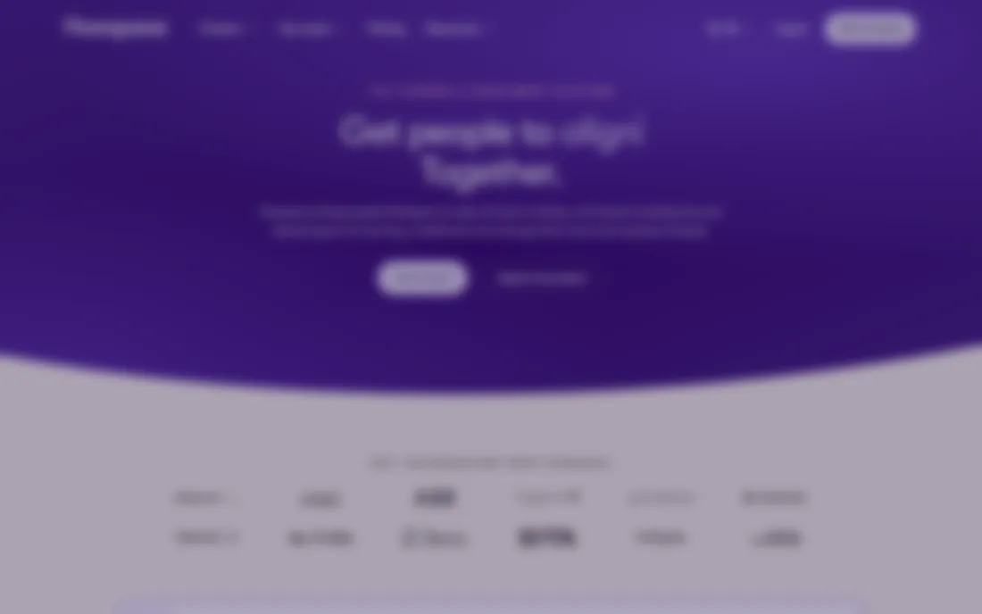 Howspace homepage