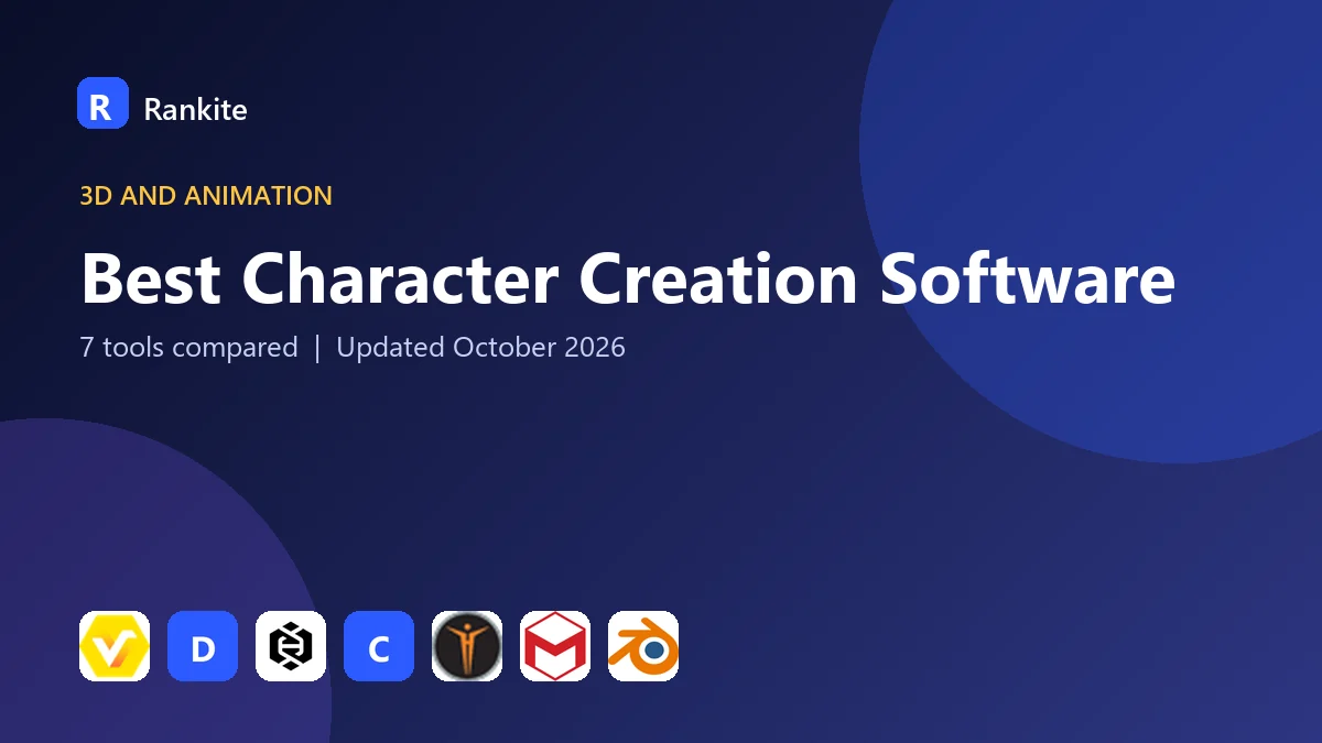 Best Character Creation Software in 2026: 7 Tools Compared