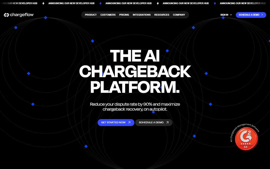 Chargeflow homepage